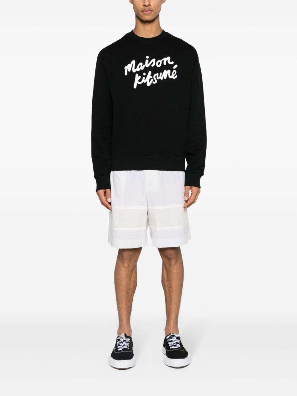 Maison Kisuné - Sweat black Handwriting Comfort - Lothaire