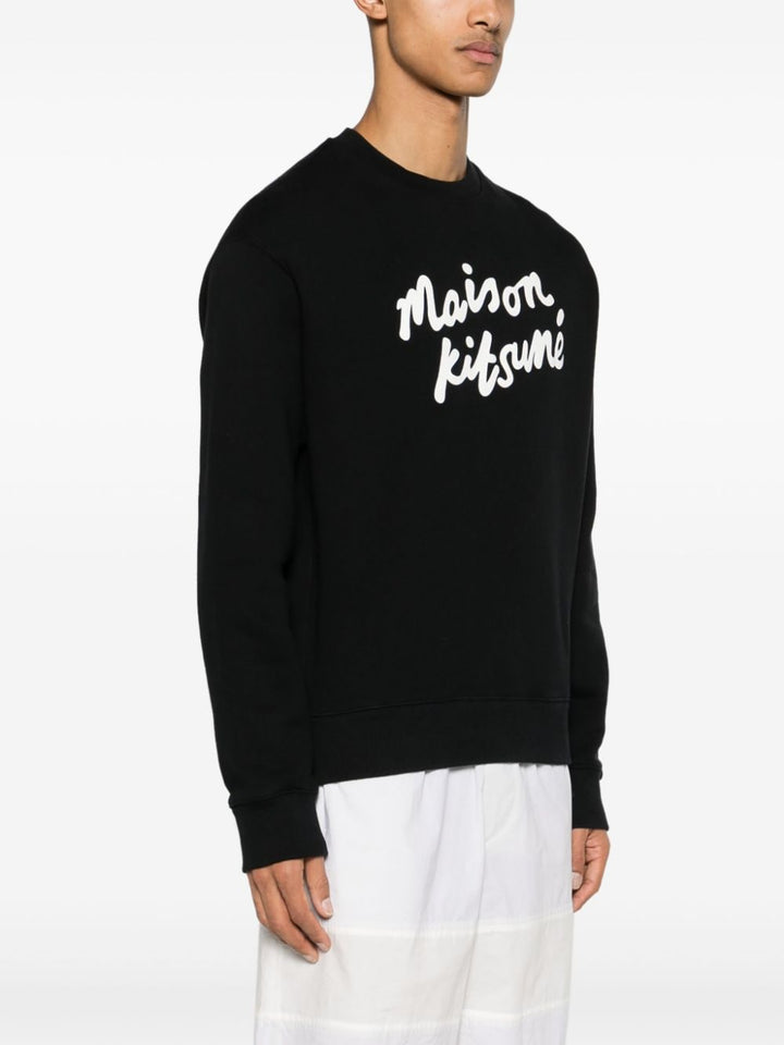Maison Kisuné - Sweat black Handwriting Comfort - Lothaire