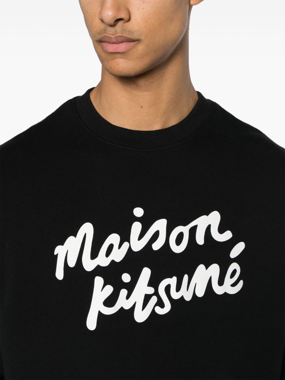 Maison Kisuné - Sweat black Handwriting Comfort - Lothaire