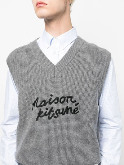 Maison Kitsuné - Pull sans manches en laine - Lothaire