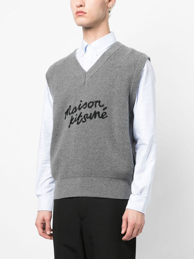 Maison Kitsuné - Pull sans manches en laine - Lothaire