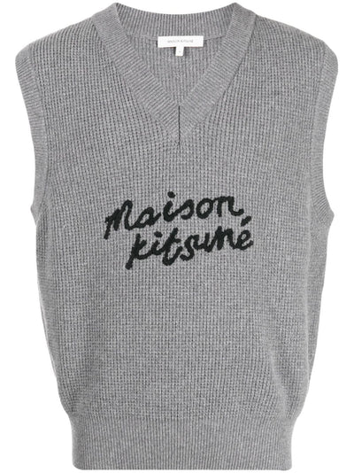 Maison Kitsuné - Pull sans manches en laine - Lothaire