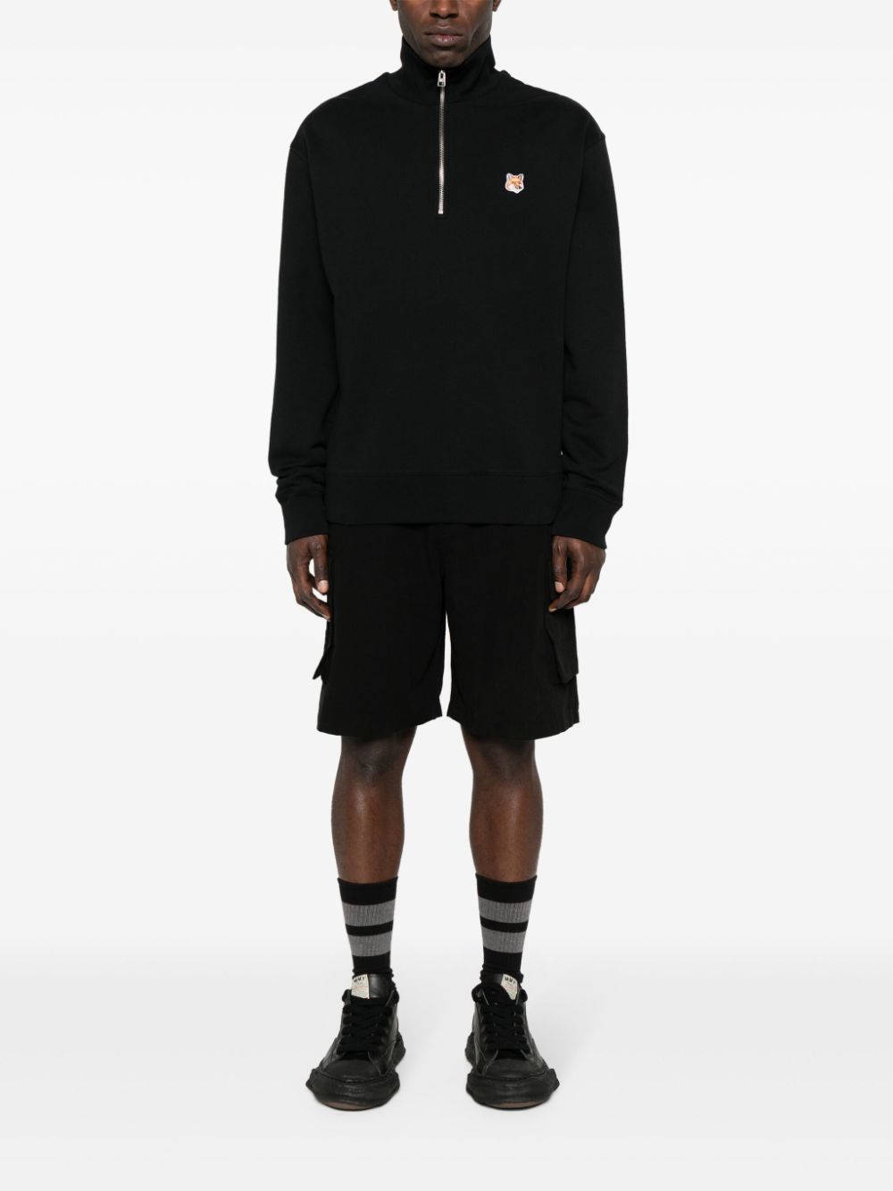 Maison Kitsuné - Sweat black Fox Head - Lothaire