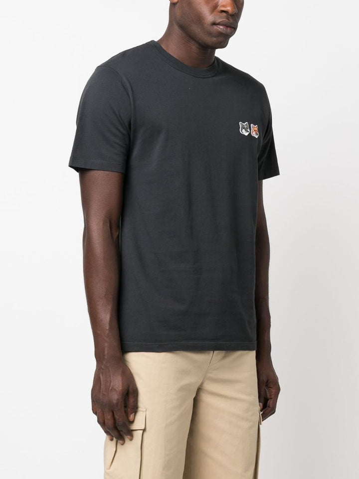 Maison Kitsuné - T-shirt Anthracite SS Signature - Lothaire