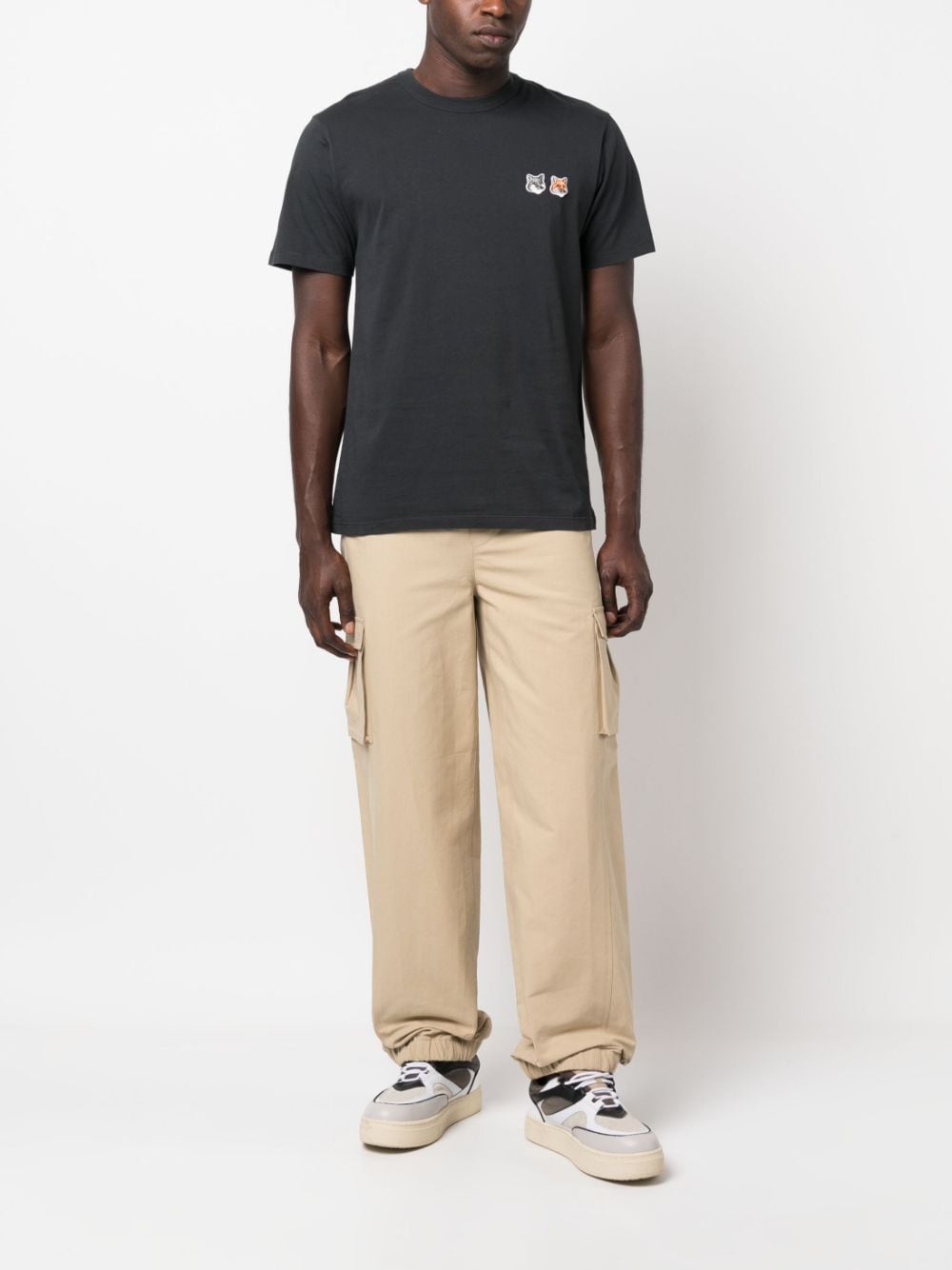 Maison Kitsuné - T-shirt Anthracite SS Signature - Lothaire