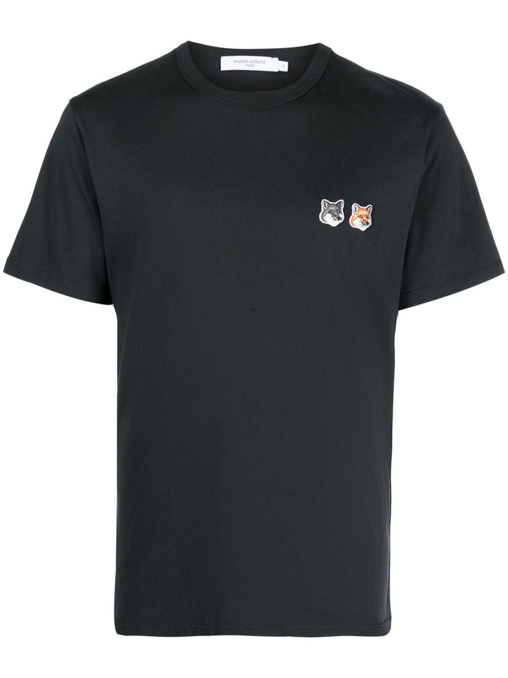 Maison Kitsuné - T-shirt Anthracite SS Signature - Lothaire