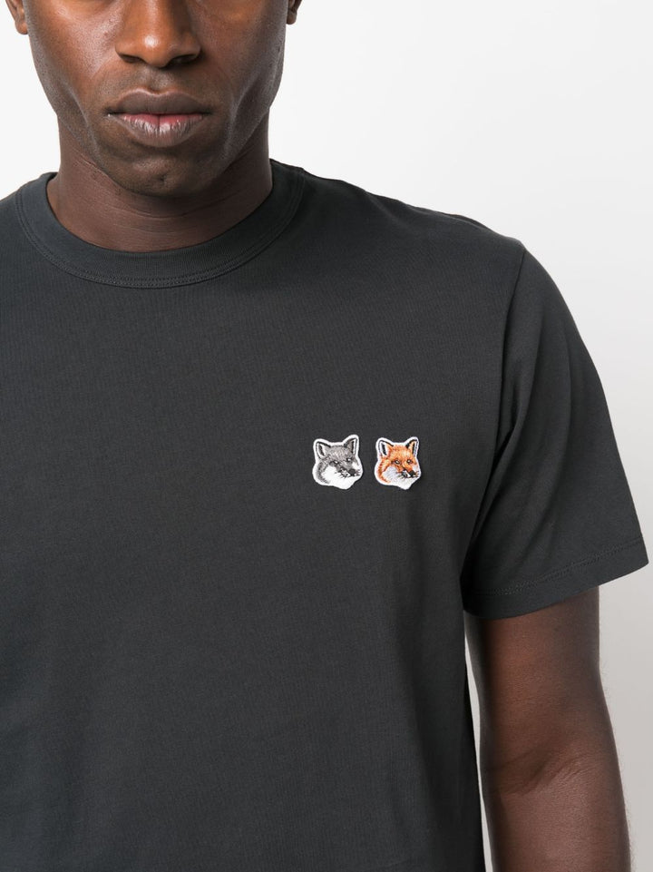 Maison Kitsuné - T-shirt Anthracite SS Signature - Lothaire