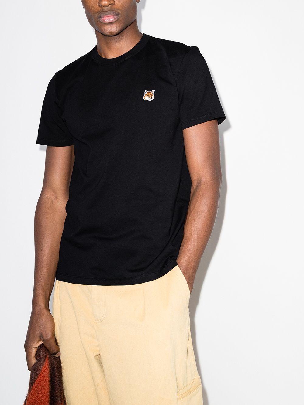 Maison Kitsuné - T-shirt black Fox - Lothaire