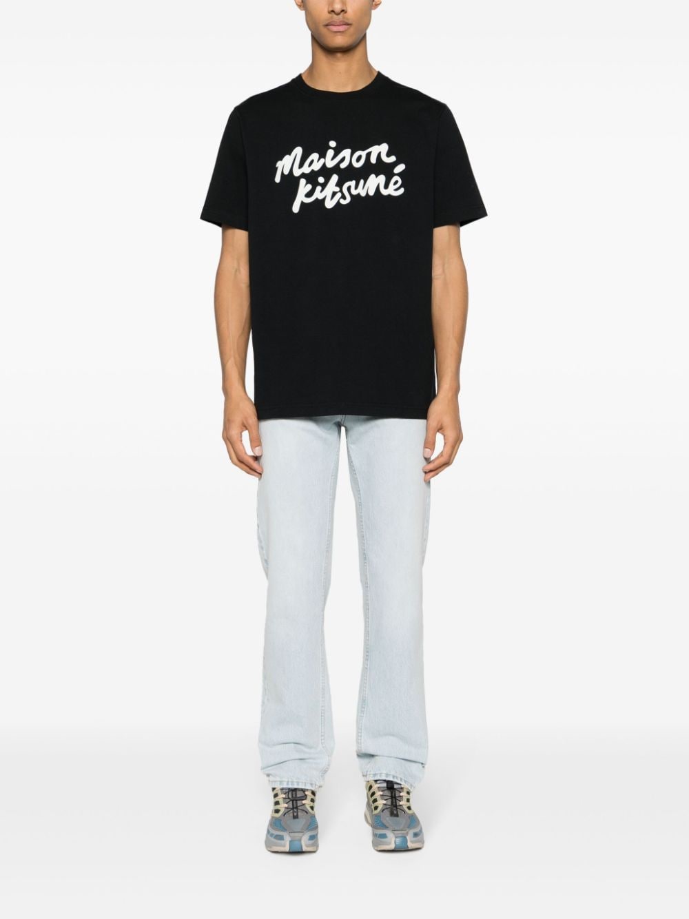 Maison Kitsuné - T-shirt black Handwriting Comfort - Lothaire