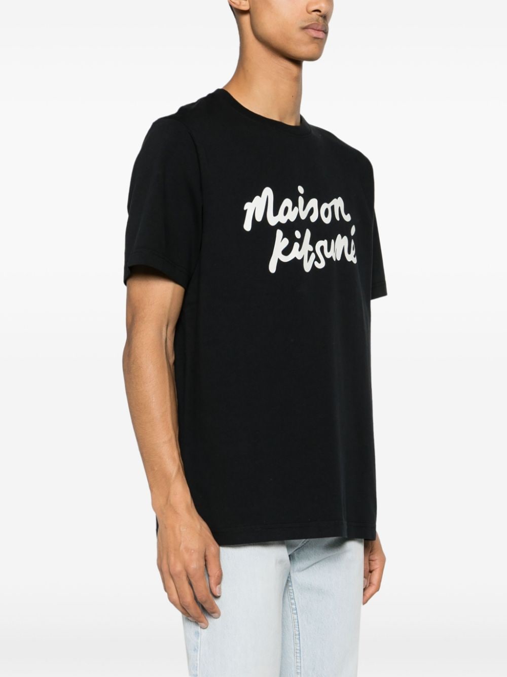 Maison Kitsuné - T-shirt black Handwriting Comfort - Lothaire