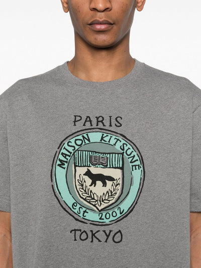 Maison Kitsuné - T-shirt City Coin en coton - Lothaire