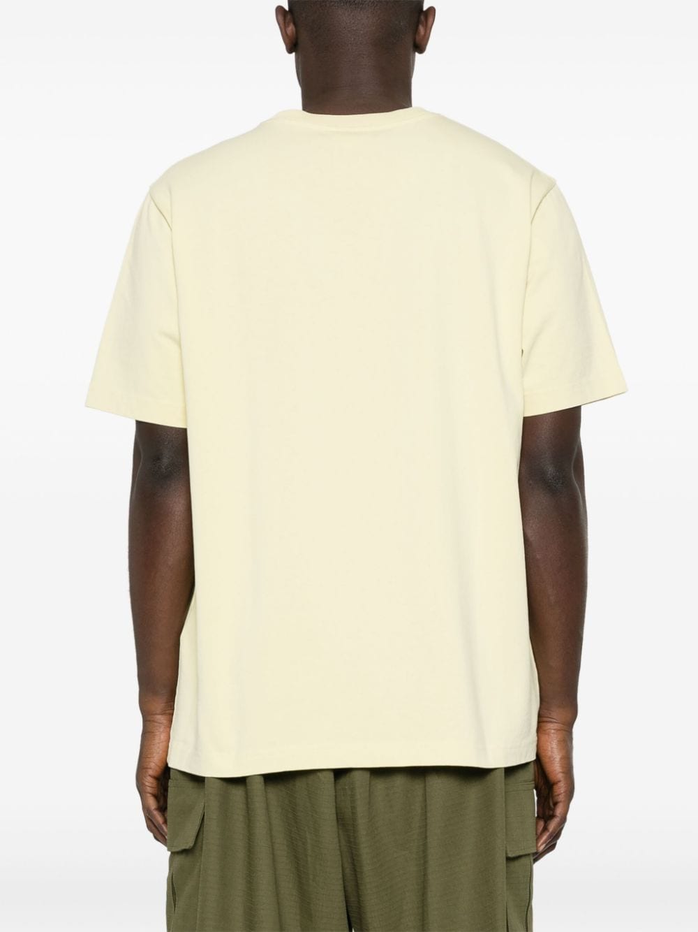 Maison Kitsuné - T-shirt jaune à broderies Handwriting - Lothaire
