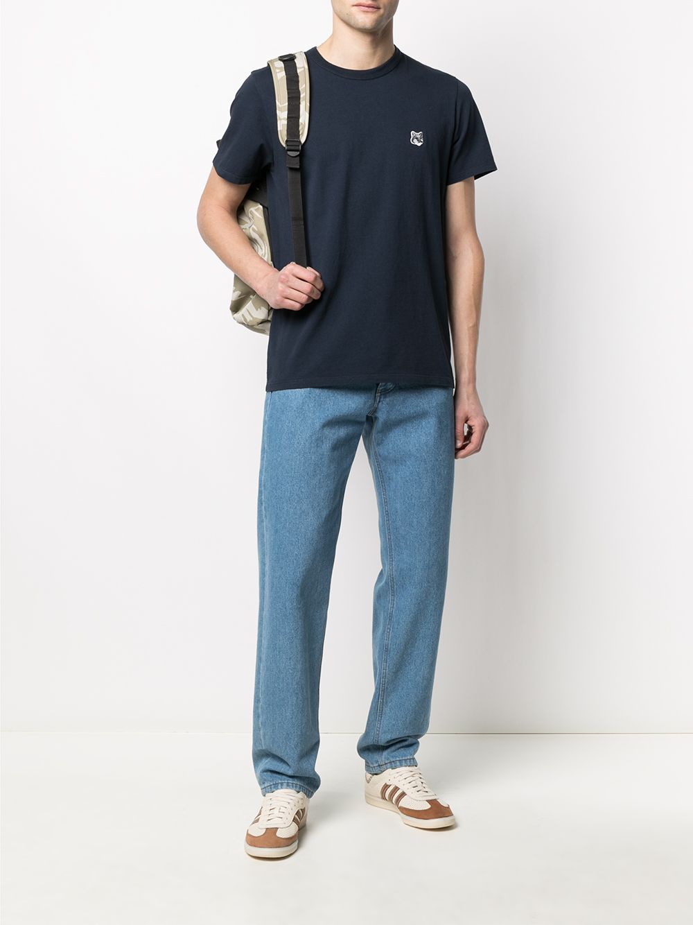 Maison Kitsuné - T-shirt Navy Fox - Lothaire