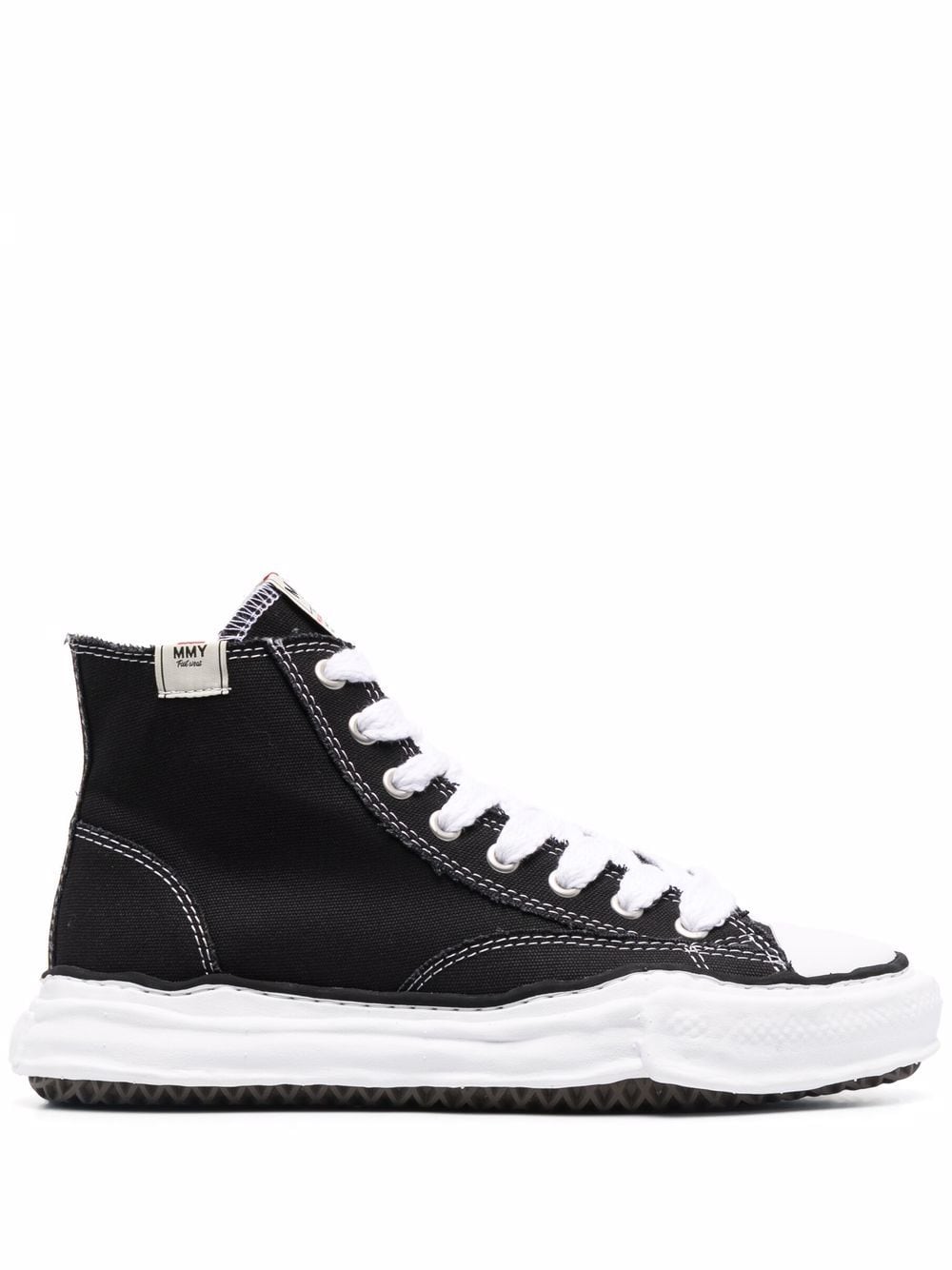 Maison Mihara Yasuhiro - Baskets Peterson montantes Black - Lothaire