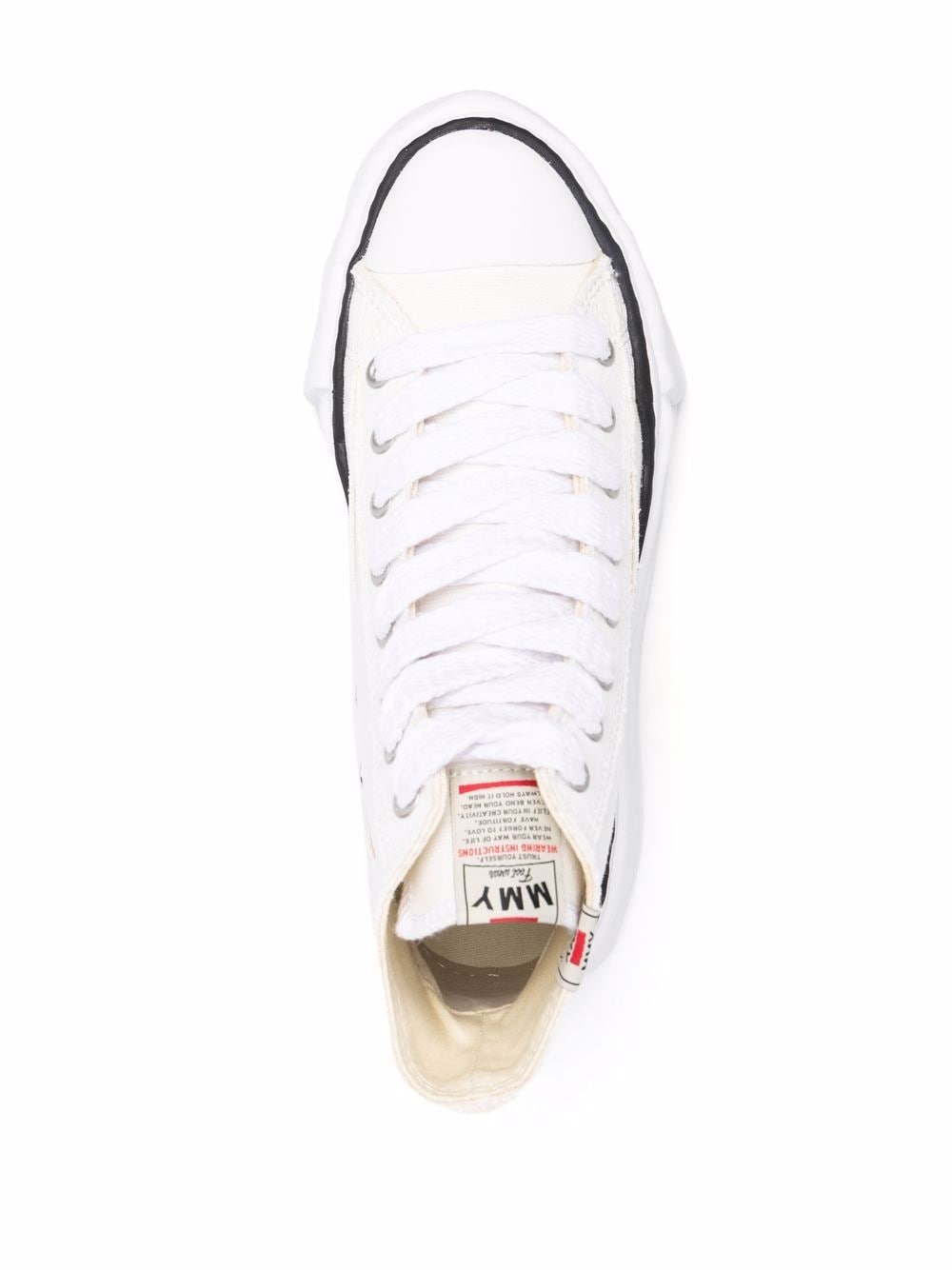 Maison Mihara Yasuhiro - Baskets Peterson montantes white - Lothaire