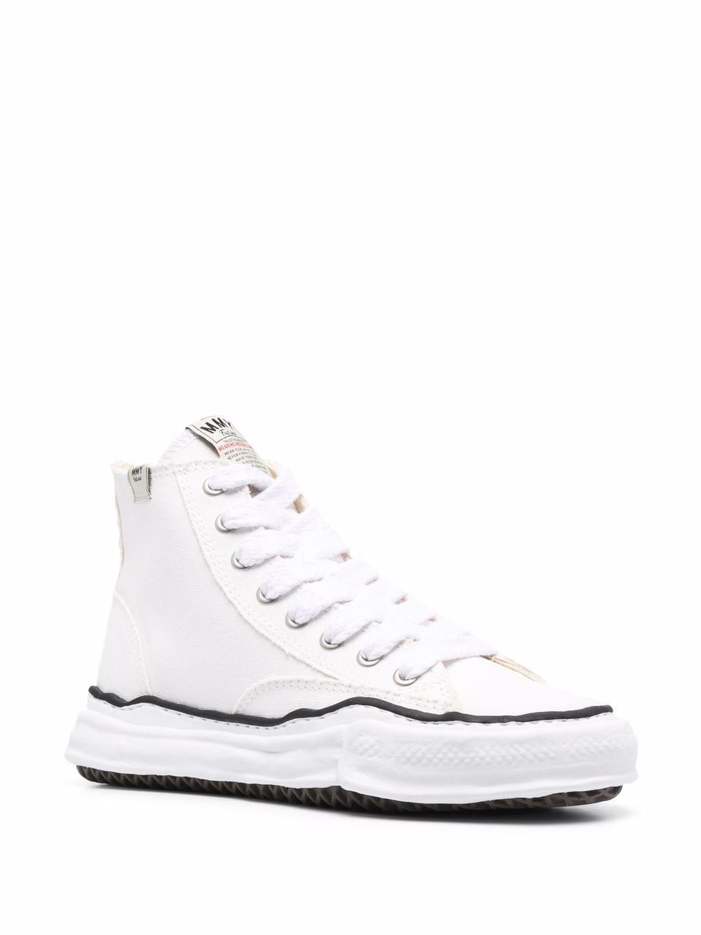 Maison Mihara Yasuhiro - Baskets Peterson montantes white - Lothaire