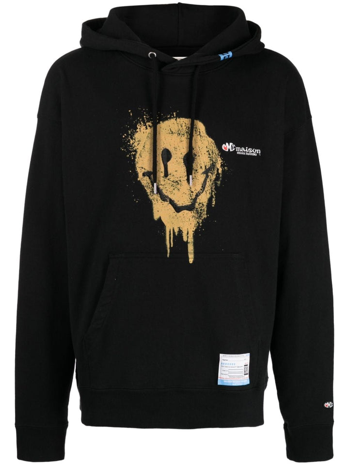 Maison Mihara Yasuhiro - Sweat à capuche Black Smiley - Lothaire