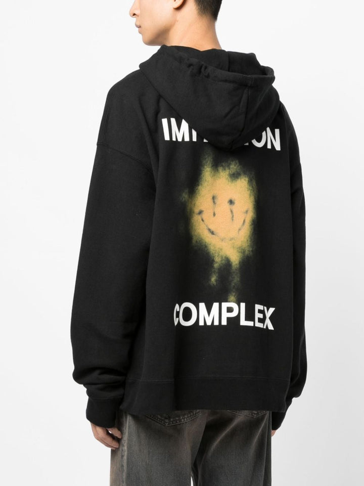 Maison Mihara Yasuhiro - Sweat à capuche Black Smiley - Lothaire