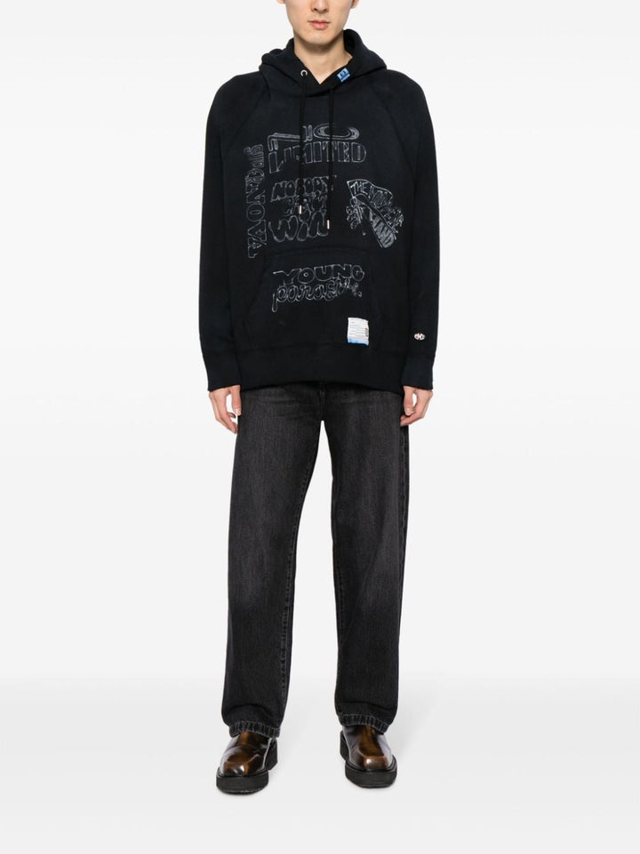 Maison Mihara Yasuhiro - Sweat à capuche superposé - Lothaire