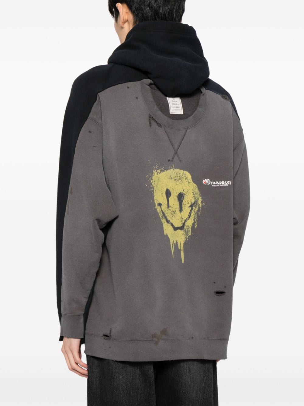 Maison Mihara Yasuhiro - Sweat à capuche superposé - Lothaire