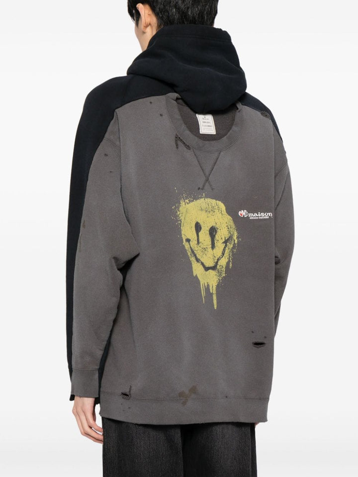 Maison Mihara Yasuhiro - Sweat à capuche superposé - Lothaire