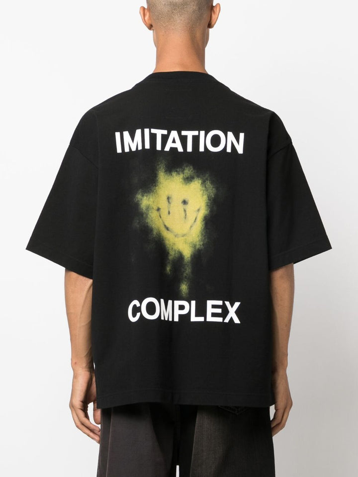Maison Mihara Yasuhiro - T Shirt Black Smiley - Lothaire