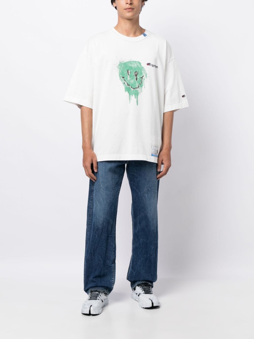 Maison Mihara Yasuhiro - T Shirt White Smiley - Lothaire