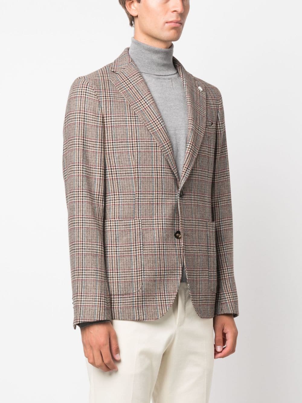Manuel Ritz Blazer à motif pied-de-poule - Lothaire