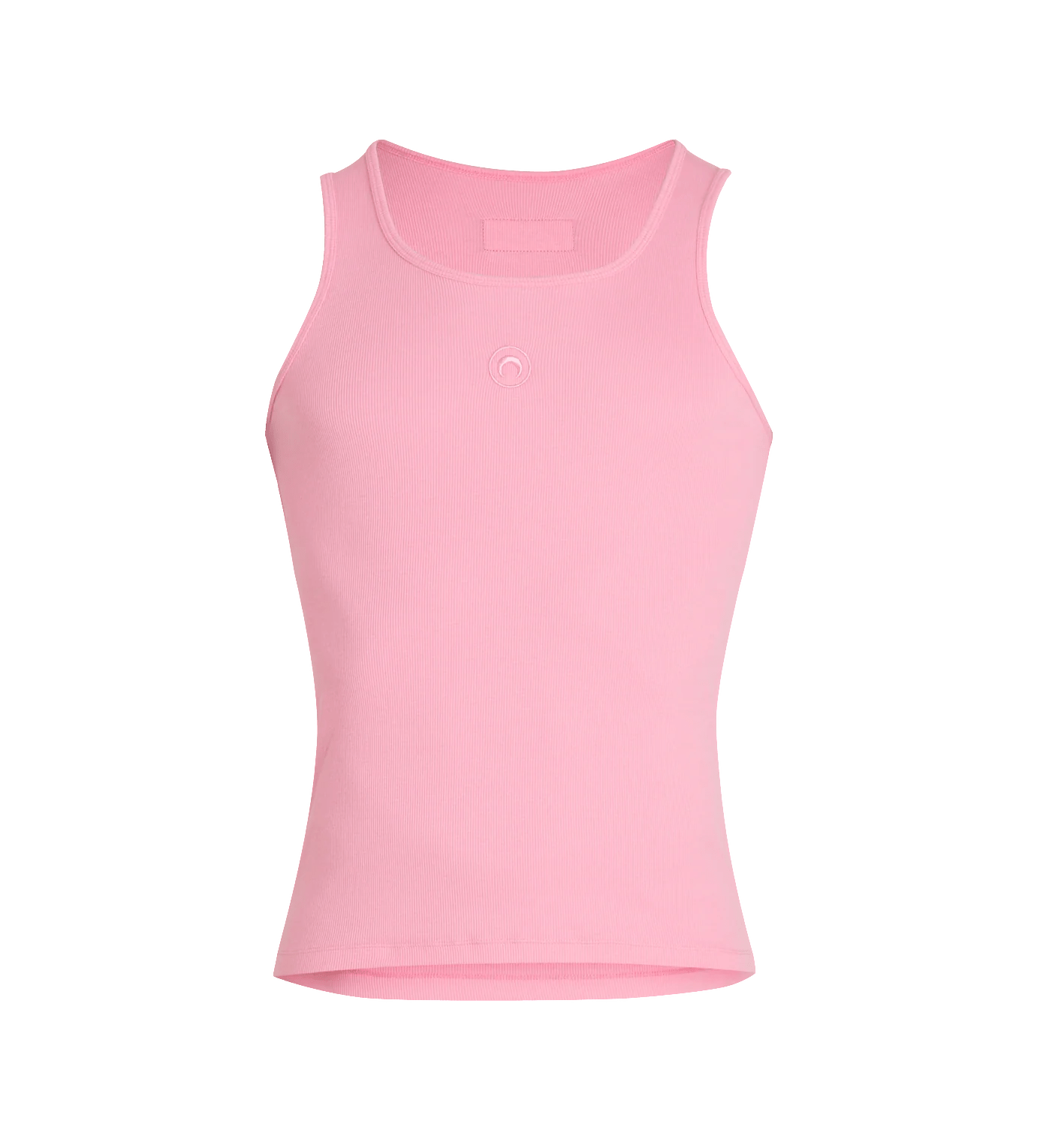 Marine Serre - Débardeur pink uni en coton biologique - Lothaire