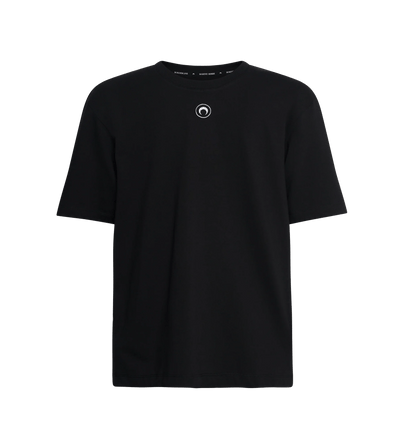 Marine Serre - T Shirt black uni en coton biologique - Lothaire