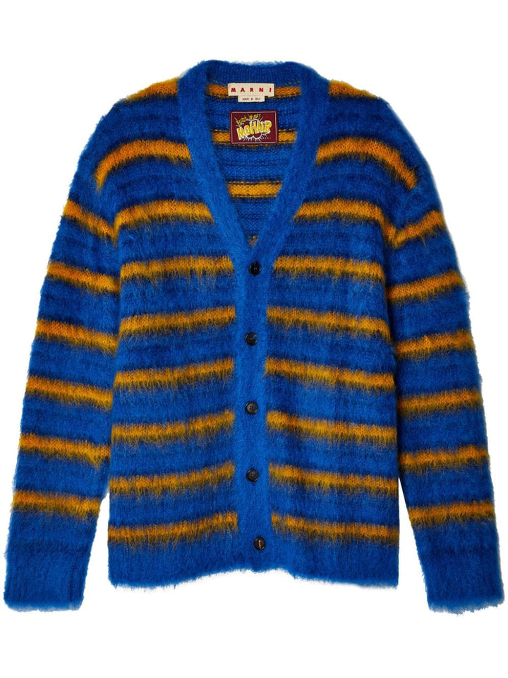 Marni - Cardigan rayé à col v - Lothaire