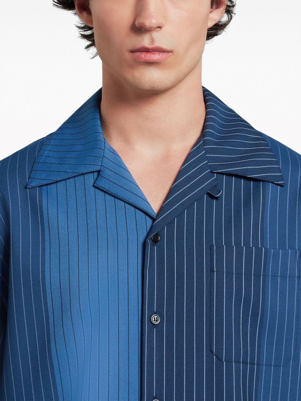 Marni - Chemise en laine vierge à rayures - Lothaire
