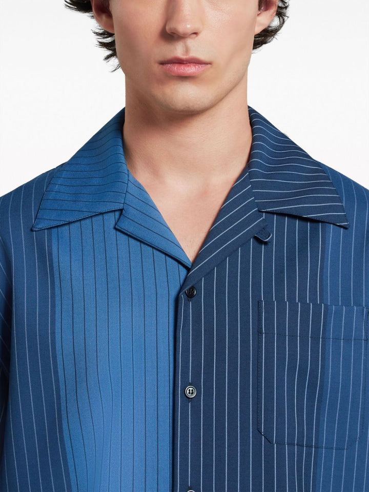 Marni - Chemise en laine vierge à rayures - Lothaire