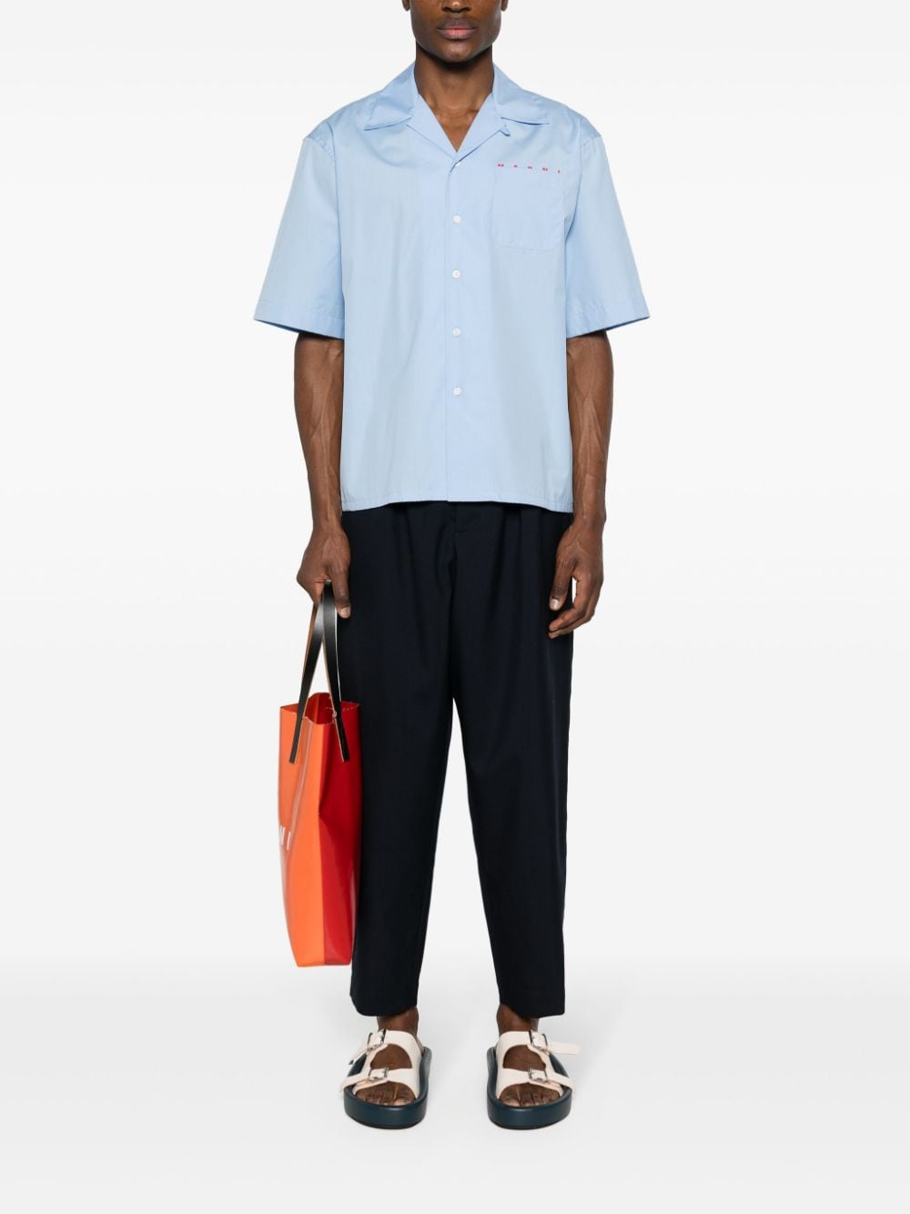 Marni - Pantalon fuselé à détails plissés - Lothaire