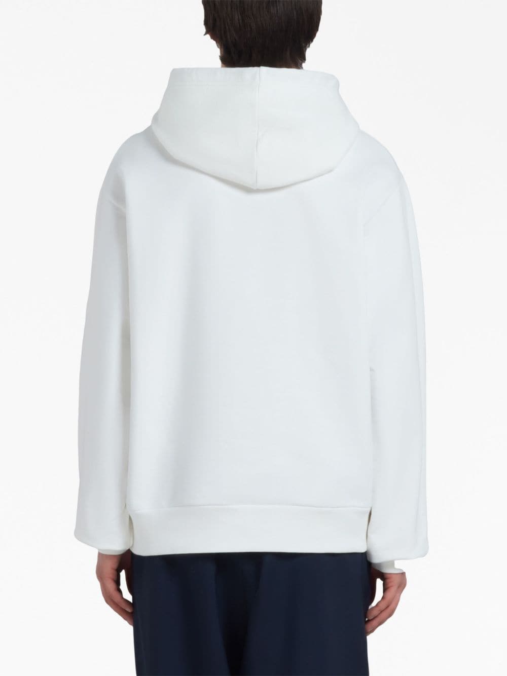 Marni - Sweat à capuche white à logo imprimé - Lothaire