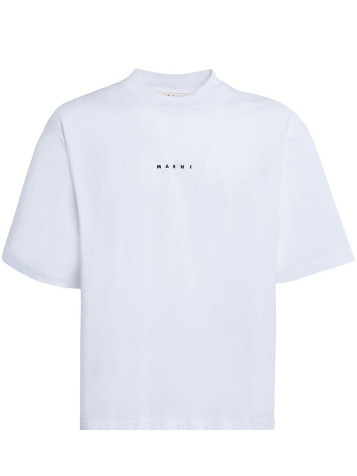 Marni - T-Shirt blanc à logo - Lothaire