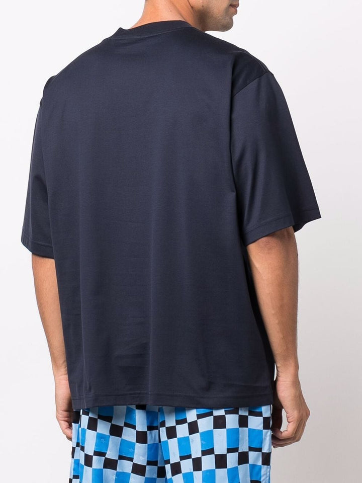 Marni - T-shirt bleu à logo imprimé - Lothaire