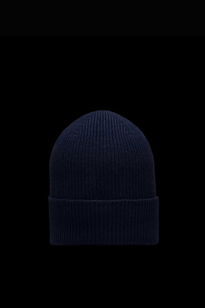 Moncler Bonnet en laine Navy - Lothaire