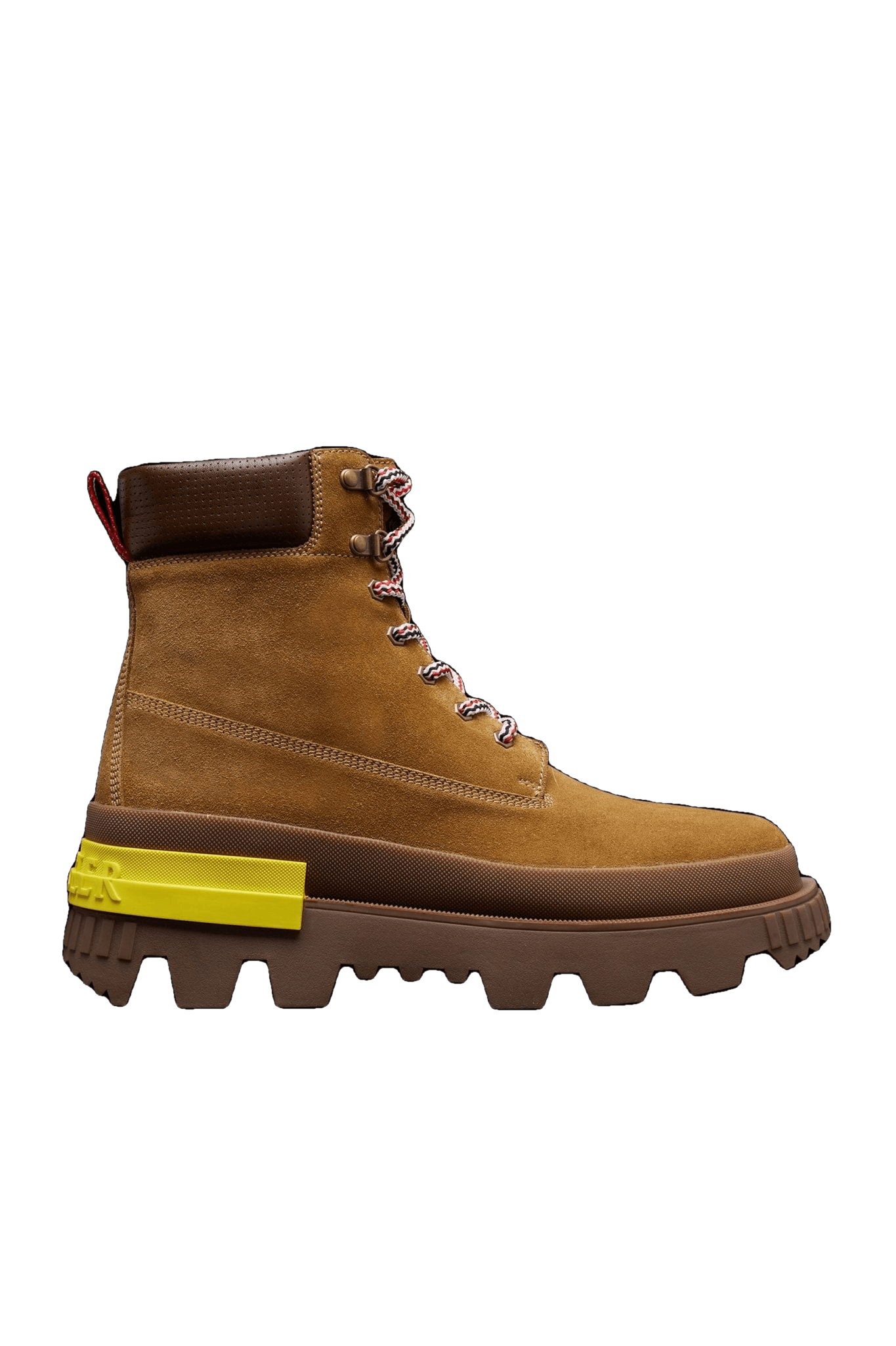Moncler Bottines à lacets Camel Mon Corp - Lothaire boutiques