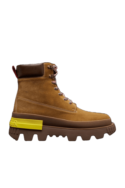 Moncler Bottines à lacets Camel Mon Corp - Lothaire boutiques
