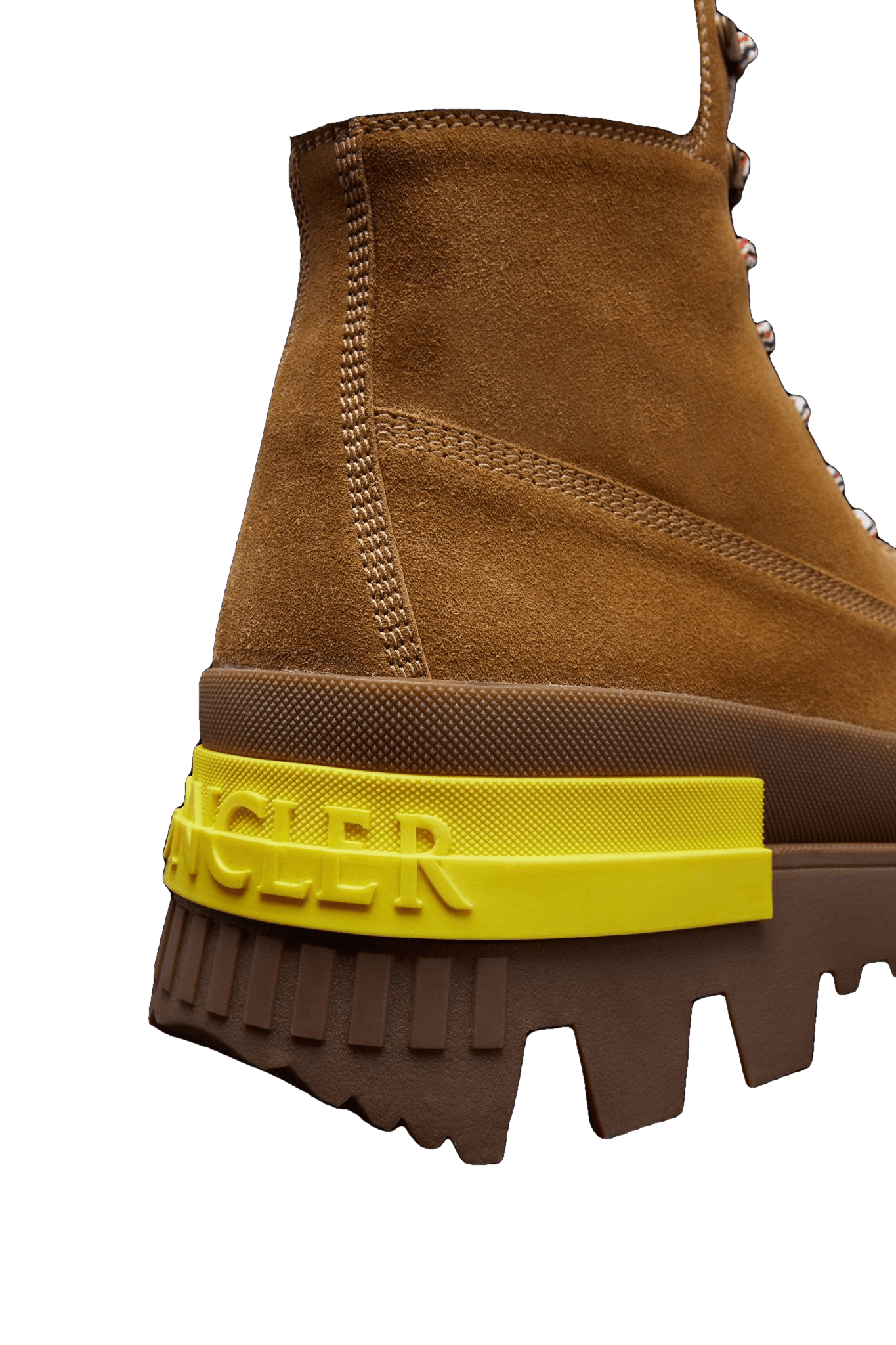 Moncler Bottines à lacets Camel Mon Corp - Lothaire boutiques