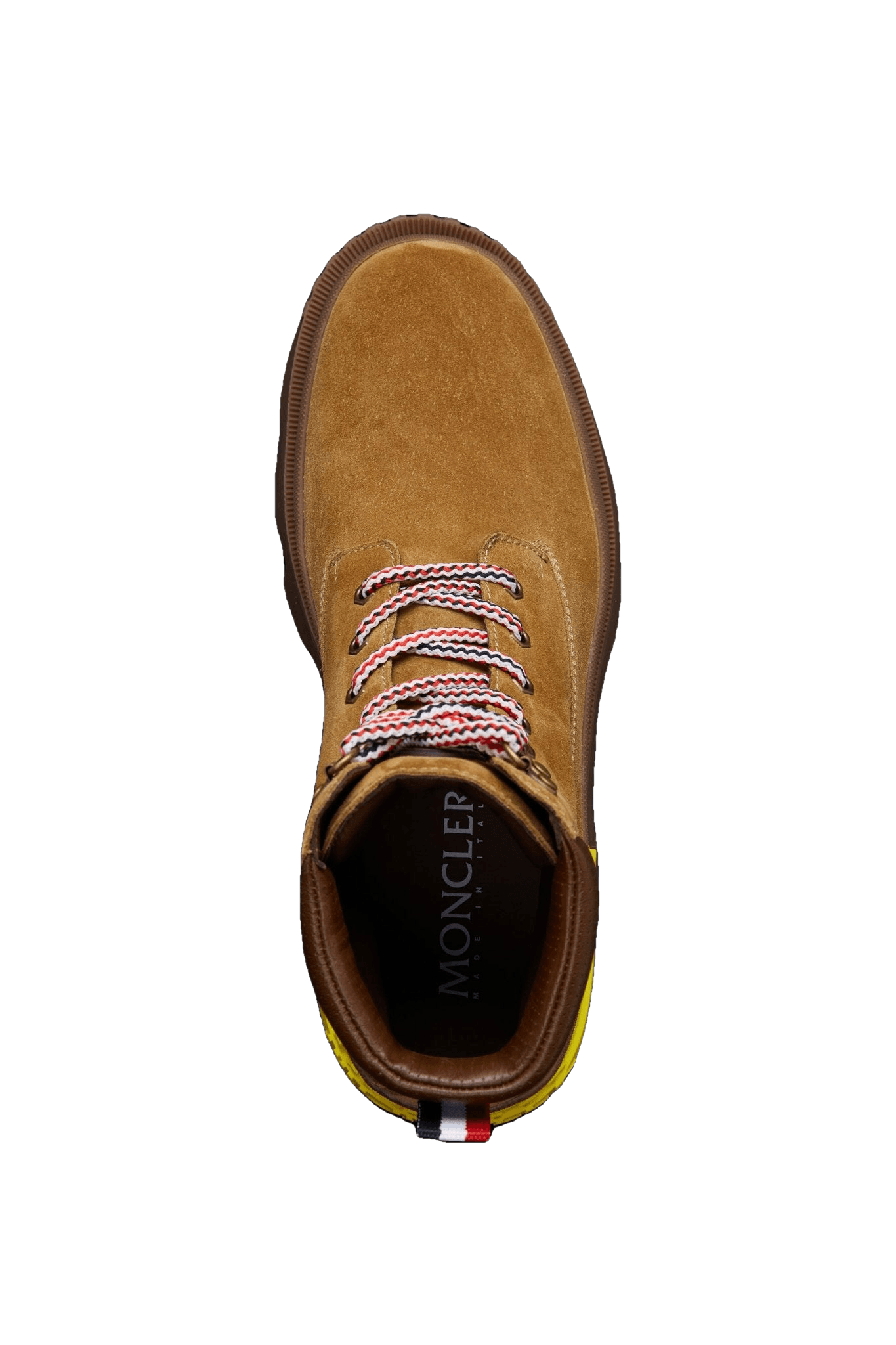 Moncler Bottines à lacets Camel Mon Corp - Lothaire boutiques