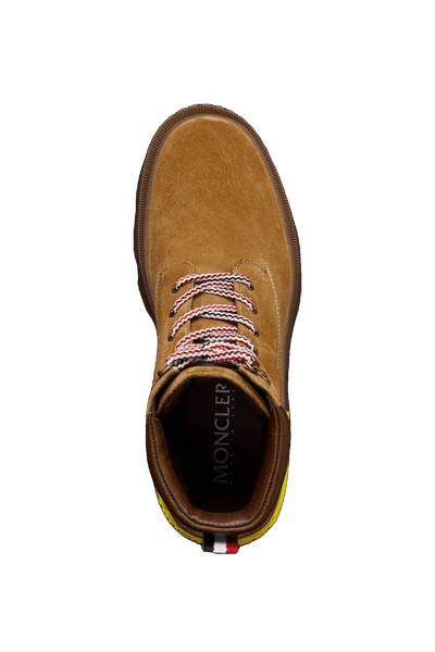 Moncler Bottines à lacets Camel Mon Corp - Lothaire boutiques