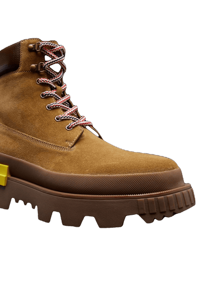 Moncler Bottines à lacets Camel Mon Corp - Lothaire boutiques