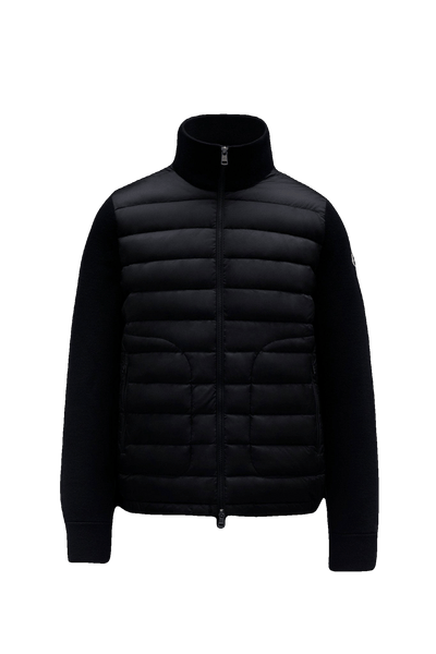 Moncler - Cardigan à capuche matelassé - Lothaire boutiques