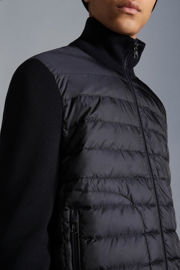 Moncler - Cardigan à capuche matelassé - Lothaire boutiques