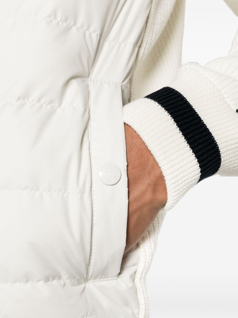 Moncler - Cardigan zippé matelassé - Lothaire