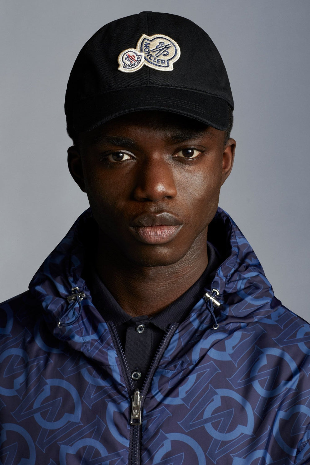 Moncler - Casquette de baseball Black double logo - Lothaire