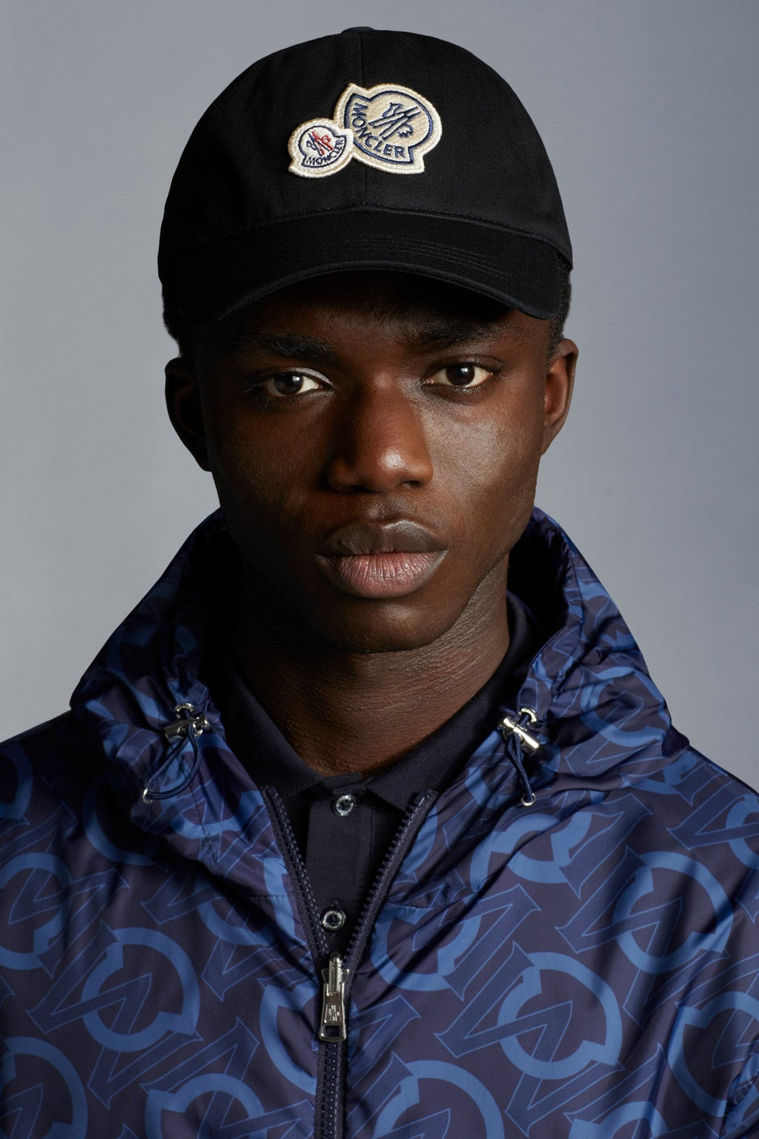 Moncler - Casquette de baseball Black double logo - Lothaire
