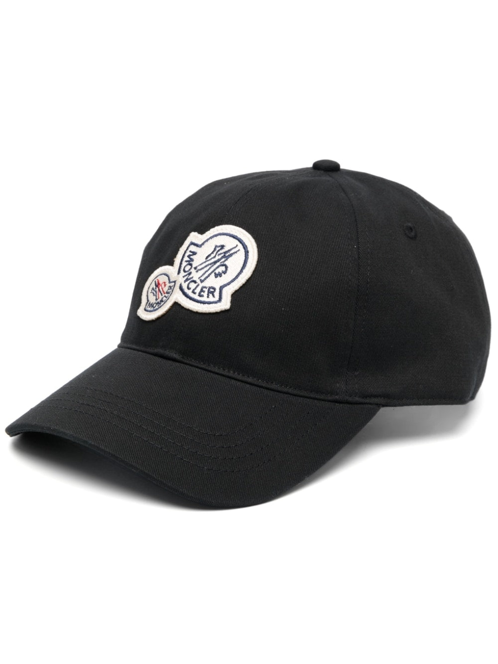 Moncler - Casquette de baseball Black double logo - Lothaire